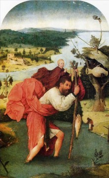 Hieronymus Bosch Painting - saint christopher Hieronymus Bosch